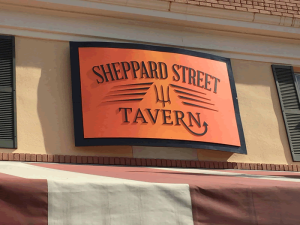 Sheppard Street Tavern Richmond Virginia in the Museum District new sign